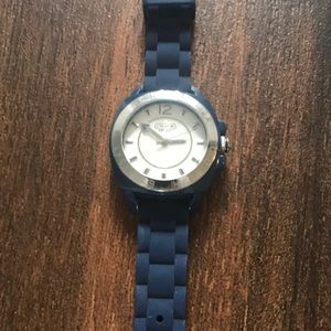 Coach Signature Boyfriend Silicon Band watch